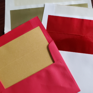 Paper and foil lined envelopes